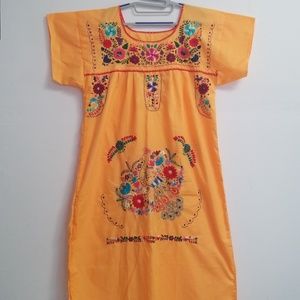 Embroidered Mexican Huipil